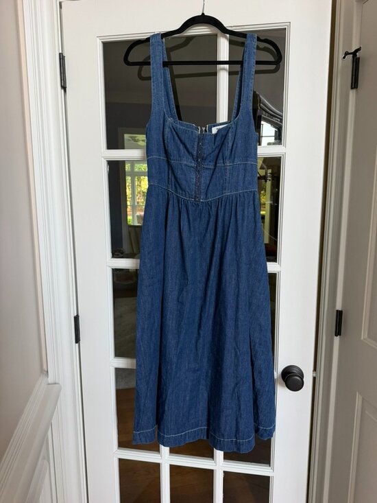 Reformation Dresses & Skirts - Reformation Jeans Tagliatelle Denim Midi Dress - Barely Worn!